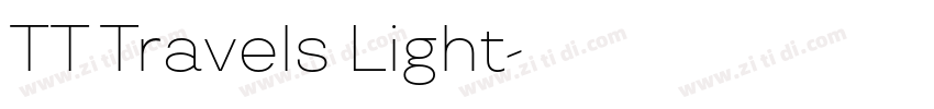 TT Travels Light字体转换